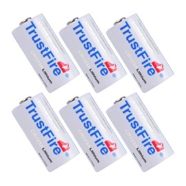 Trustfire CR123A Lithium Battery CR123 1400mAh 85177 3.0V Batteries For Camera - 6pcs CR123A Battery