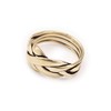 Windalf ZANO 10 mm Puzzle Ring 4-Piece Friendship Ring Bohemia