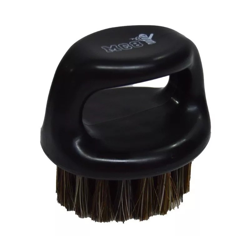MC8 24 Cepillo Barba Con Agarradera Anillo Barberia Corte Chico