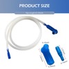 Ferianl 3.93Ft Brake Fluid Bleeder Hose, Silicone Brake Bleeder Hoses,