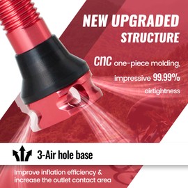 RideNow Tubeless Valve Stems, 110mm Presta Tubeless Tire Valve Stems, Super Light Alloy Tubeless Valve, Multiple Color and Size Options(Pair), Pink