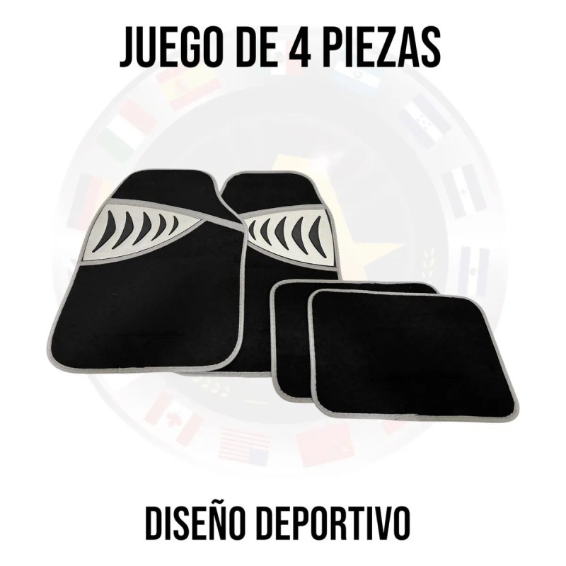 4 Tapetes De Alfombra Original Uso Rudo Autos Y Camionetas