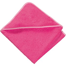 Baby Butt Terry Hooded Bath Towel 100x100 cm Pink