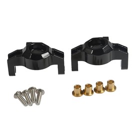 SUIOPPYUW 2pcs Durable Steering Hub Carrier Aluminum Alloy for Wraith 1/10 Crawler RC Car Accessories Replacement Parts RC Upgrade Part, Silver