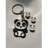 Unbranded 1pc Panda Bracelet Plush Doll/Including free Panda Key Chain