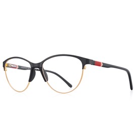 OLIEYE Acetate Reading Glasses for Women Retro Cat Eye Reader Computer Glasses with Spring Hinges Acetate Legs