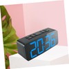 Ciieeo LED Alarm Clock with Music and Snooze Brightness Modern