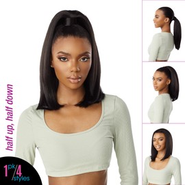 Sensationnel Instant UPDOWN halfwig Pony - unit 19 Instant up and down 4 style in 1 half wig and pony drawstring - Instant UD Unit 19 (4 MEDBROWN)