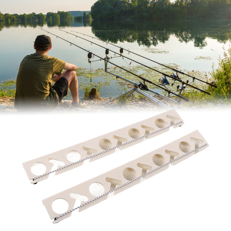 Fishing Rod Holder Wall Mounted Strong Durable ABS 10 Rods