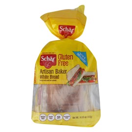 Schar Gluten-Free Artisan Baker White Bread 14.1 Ounce (6 Pack)