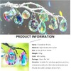 Crystal Prisms Suncatcher Rainbow Hanging Crystal Ornament Pendant for Window