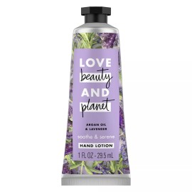 Love Beauty And Planet Argan Oil & Lavender Hand Lotion Soothe & Serene 1 oz, 24