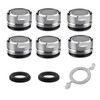 Fokmuaex 24mm Universal Faucet Aerator Adapter Set - 6 Pack