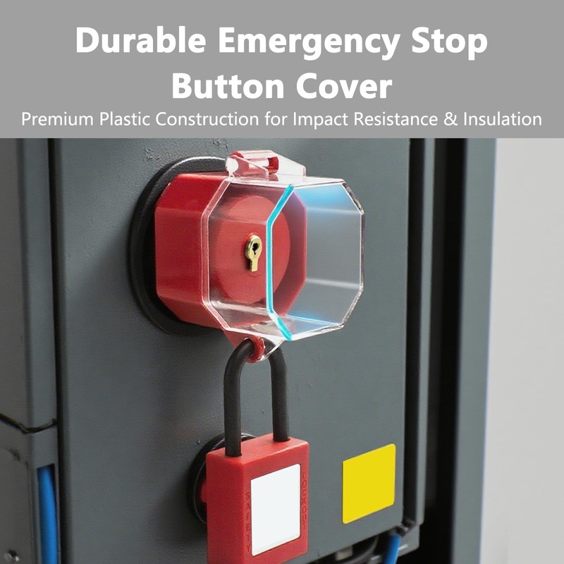 KMYZQDV Emergency Stop Button Cover Push Switch Protector Guard for