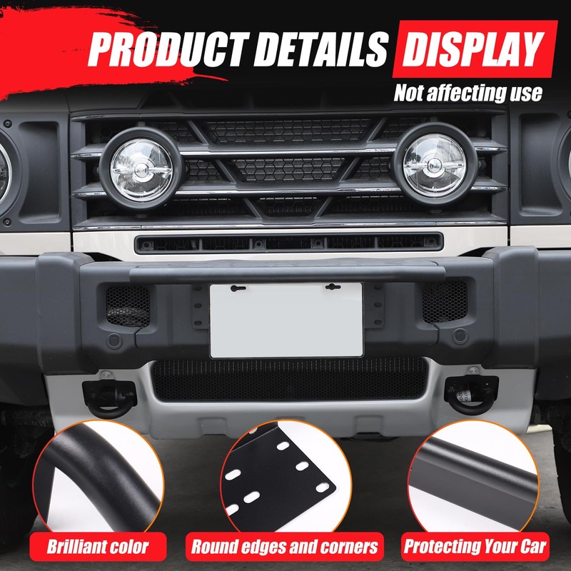 Front License Plate Bracket Holder Compatible with INEOS Grenadier 2020-2024,