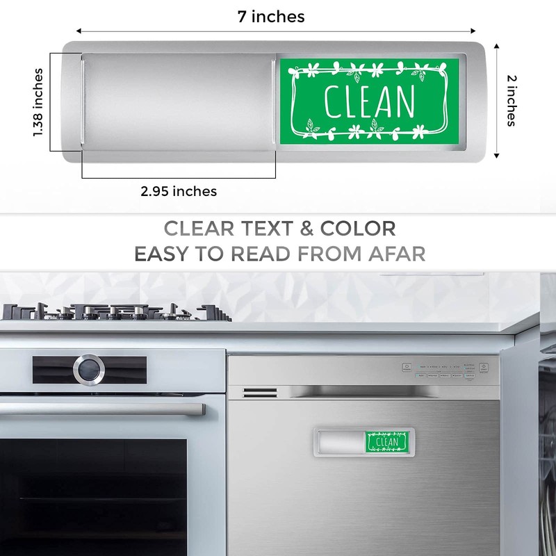 Dishwasher Magnet, Clean Dirty Sign Indicator for Dishwasher Easy to