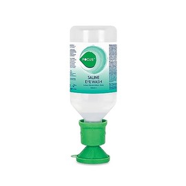 Focus Saline Solution Sterile Eye Wash 250 ml with Eye Bath Cap