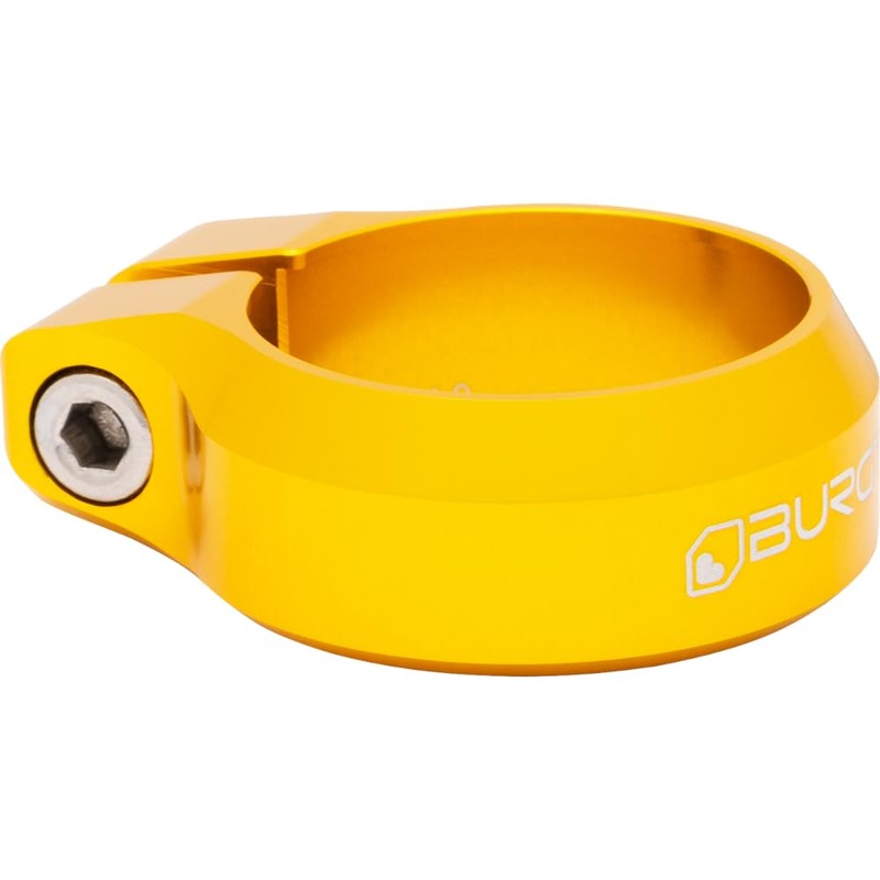 Burgtec Seat Clamp 34.9mm Rhodium Silver