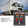 12 Way Fuse Box with LED Indicator DC12‑32V Waterproof Circuit