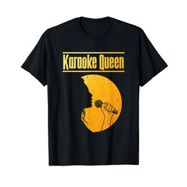 Funny Karaoke Design For Women Girls Karaoke Lover Karaoke T-Shirt
