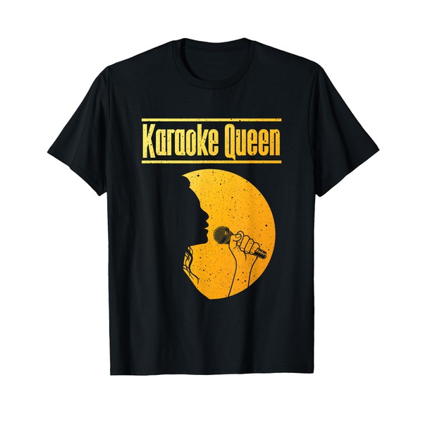 Funny Karaoke Design For Women Girls Karaoke Lover Karaoke T-Shirt
