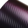 XIMINZ Carbon Fiber Purple Vinyl Wrap for Cars (59.8'' x