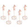 10pcs Table Number Holder Spiral Base Mermaid Shaped Wedding Table