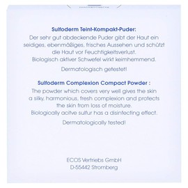 Sulfoderm S Teint Pressed Powder 10 g