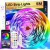 FOLAI LED Strip 5M Controlled by Bluetooth App or Remote