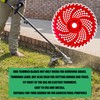 caqeaus 2 Pack 9" x36T Carbide Tipped Weed Eater Blades,