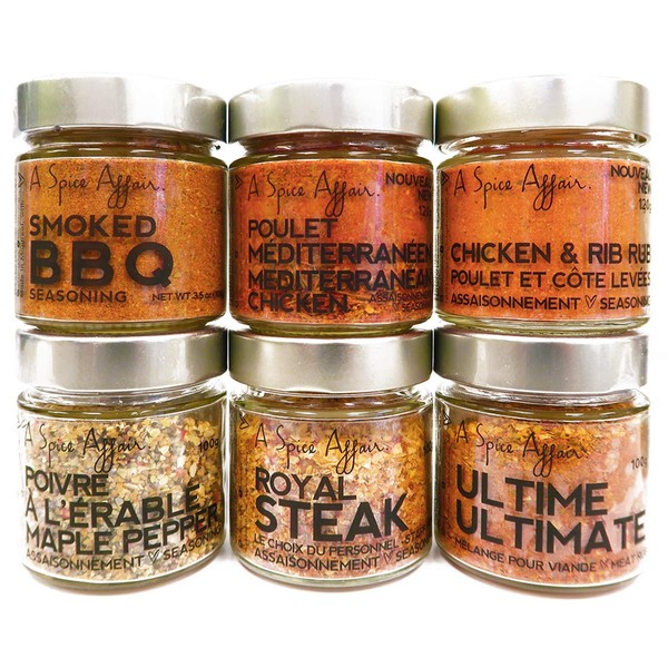 A Spice Affair's Bold BBQ 6 Variety Pack