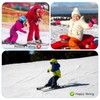 BOXOB Pack of 2 Ski Tip Connectors for Children, Ski