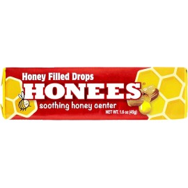 Ambrosoli Honees Honees Honey Filled Drops, Honey Cough Drops with Real Honey-Natural Sore Throat