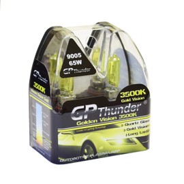 GP Thunder 9005 65W HB3 9145 3500K Golden Yellow JDM Xenon Light Bulbs for Fog Light -High Beam - Headlamp SGP35-9005