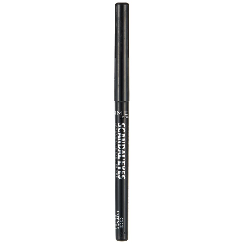 Rimmel London Scandaleyes Exaggerate Eye Definer, 001 Intense Black, 0.35g