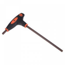 sourcing map 5mm Hex Key T-Handle Dual End Wrench Spanner, Metric S2 Steel