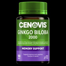 Cenovis Buy Cenovis Ginkgo Biloba 2000 Value 100 Tablets Online