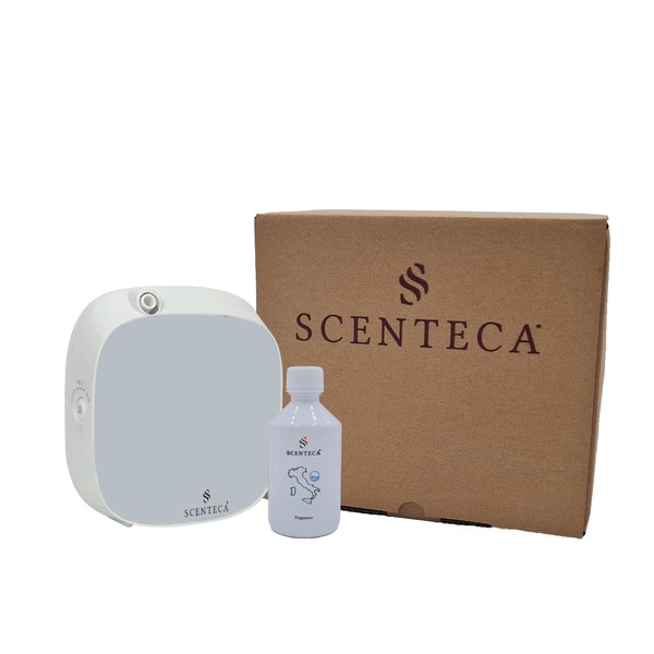 SCENTECA Duftdiffusor FW-30, Raumabdeckung 30 qm, Netz- oder Batteriebetrieb, 10