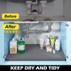 TigeJoy Waterproof Under Sink Mat 37" x 22", Shelf Liner