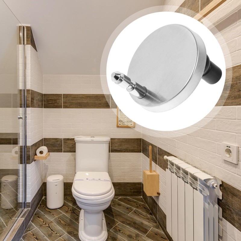 Housoutil 2 Sets Toilet Seat Hinge Toilet Seat Screw Hinges