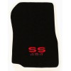 AFM NEW! 1968-1972 CHEVELLE Floor Mats Black Carpet Embroidered RED