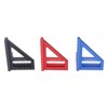 6Pcs 3D Multi Angle Measuring Ruler Aluminum Alloy 45 90