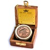 to My Son Compass with Wooden Box-Mom to Son Compass–Father