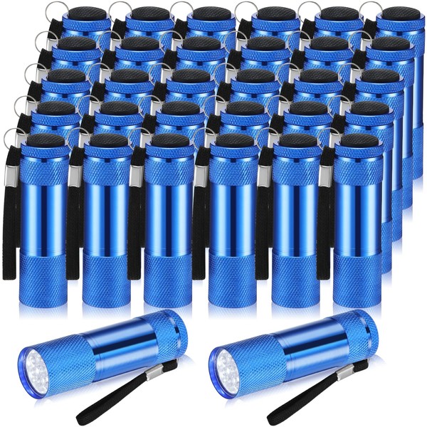 VIHOSE 32 Pcs Mini Flashlights Bulk, Bright Aluminum Handheld Flash