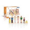 Guidecraft Wedgies Family Set of Wooden Figures - Kids Learning