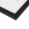 Happy Homewares Contemporary and Stylish Black Veneer Wood Effect A5