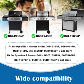 Heat Plate Shield for Dyna-Glo DGF493BNP DGF493PNP DGF493SPB DGF510SBP DGF510SSP DGB515 DGB610SSP Grill Parts, Backyard GBC1460W BY13-101-001-12 GBC1255W GBC1349W BHG BH13-101-099-01 Replacement Parts