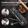 Tesonway Cigar Lighter, Windproof Refillable Butane Torch Lighter, Multifunction Cigar