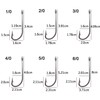 Stainless Steel Saltwater Fishing Hooks-50pcs/lot 34007 Extra Strong O'shaughnessy Forged