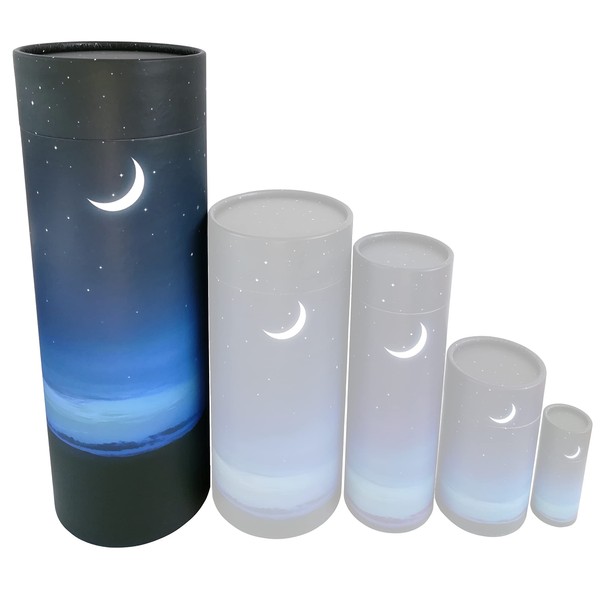 Starry Night Scatter Tubes for Adult Ashes – Biodegradable Cardboard